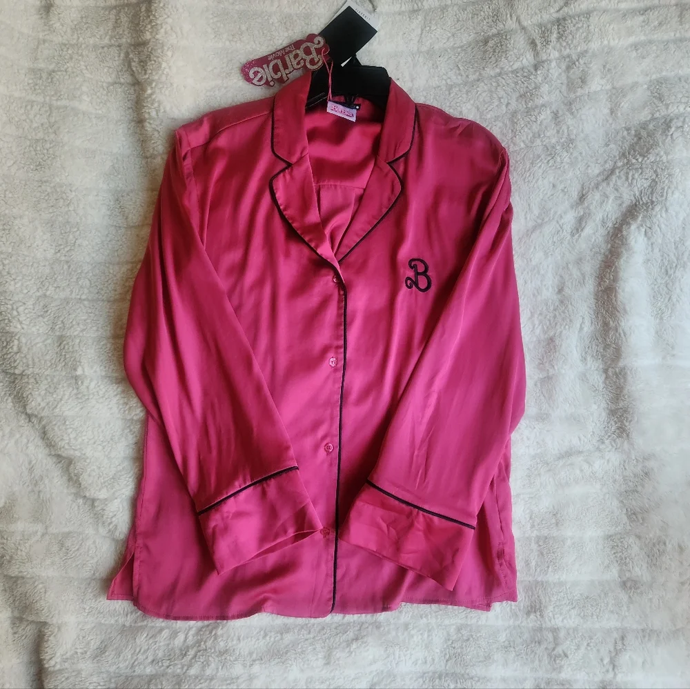 ZARA X BARBIE™ THE MOVIE WARNERBROS SATIN EFFECT SHIRT Only
